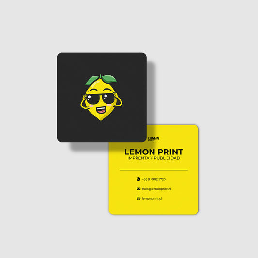 Tarjetas de Presentación Premium (Cuadradas)