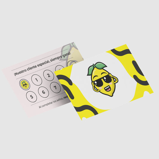 Tarjetas de Fidelización y/o Agradecimiento